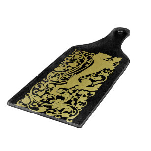 Will Bradley Heraldic Lion Cutting Board