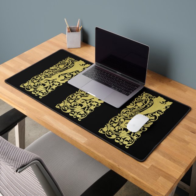 Will Bradley Heraldic Lion Desk Mat (Office 2)