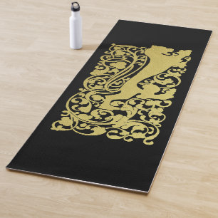 Will Bradley Heraldic Lion Yoga Mat