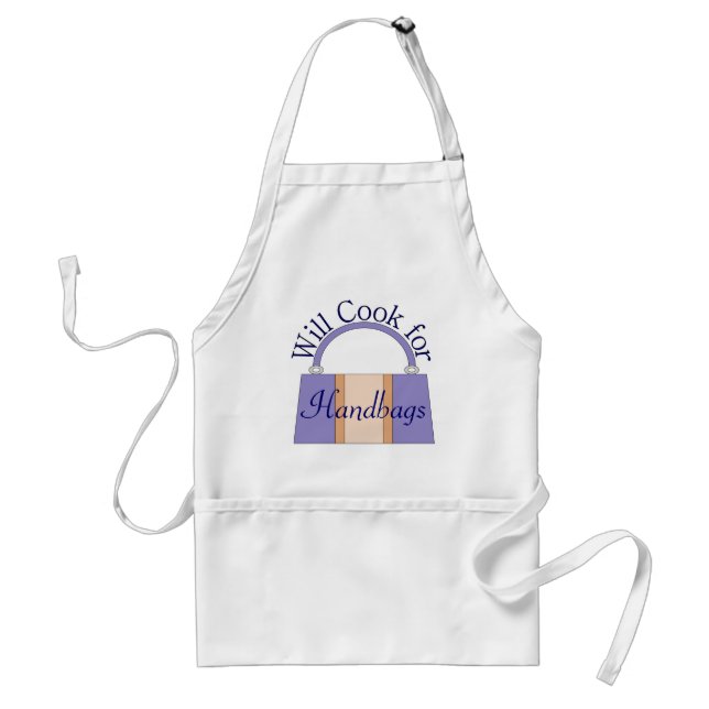 Will Cook For Handbags Apron (Front)