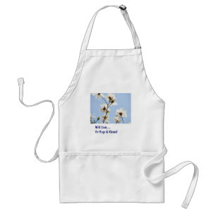 Will Cook for Hugs & Kisses apron Blue Sky