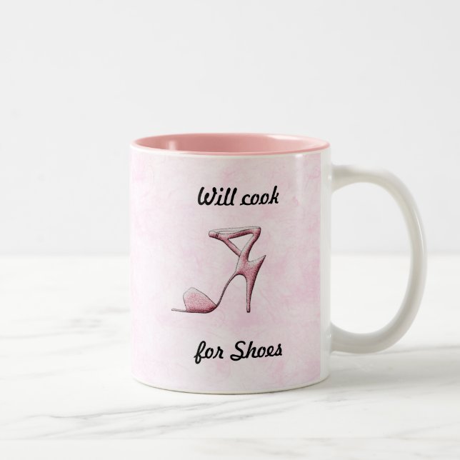 Will Cook For Shoes Two-Tone Coffee Mug (Right)