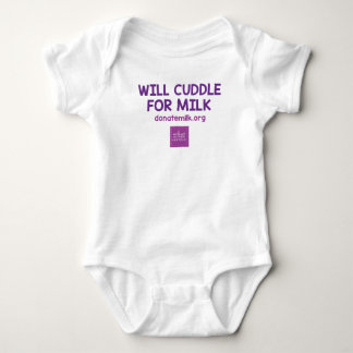Will Cuddle for Milk Bodysuit - NWMMB