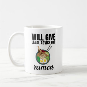 Will Give Legal Advice For Ramen Coffee Mug