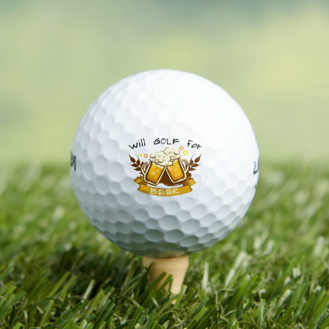 Will GOLF for beer | customisable Balls (Insitu Tee)