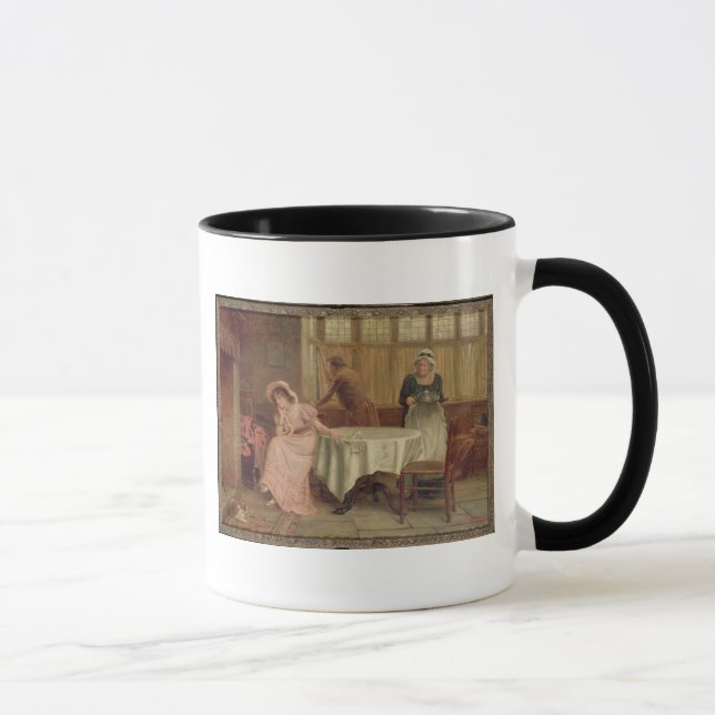 'Will He Come?' (oil on canvas) Mug (Right)