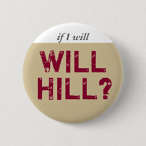 Will Hill grey plum 6 Cm Round Badge