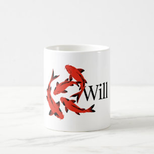 Will – Japanese Koi Symbol of Inner Drive Coffee Mug