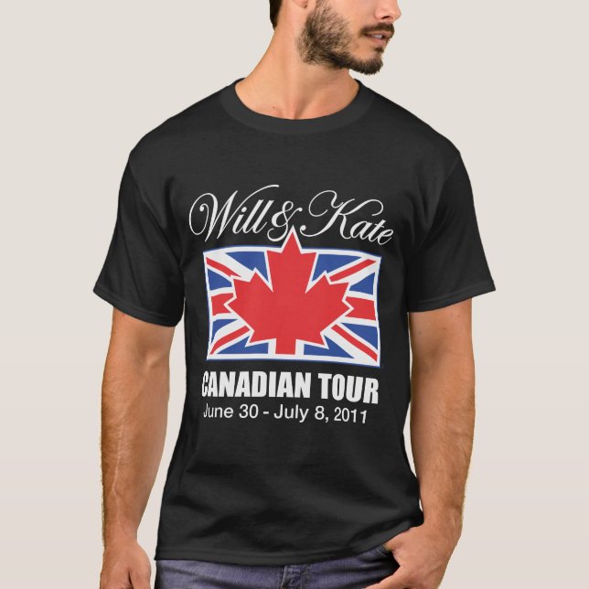 WILL & KATE CANADIAN TOUR T-Shirt (Front)