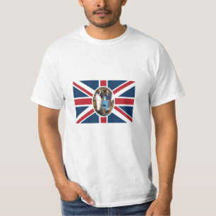 Will, Kate, Prince George - British Flag T-Shirt