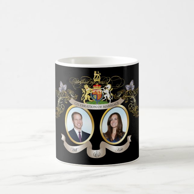 Will+Kate wedding, DIY background colour!! Coffee Mug (Center)