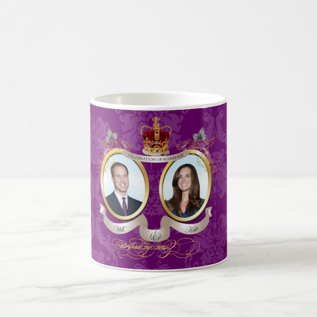 Will+Kate wedding, diy Colour!! Coffee Mug (Center)