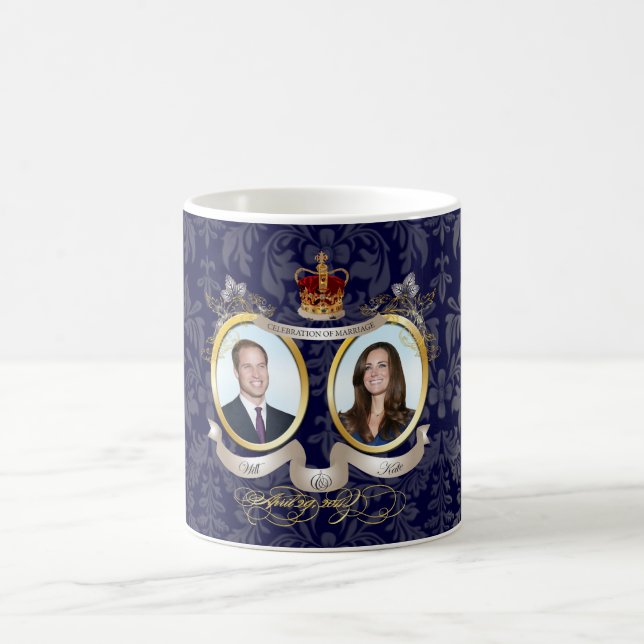 Will+Kate wedding, DIY colour!! Coffee Mug (Center)