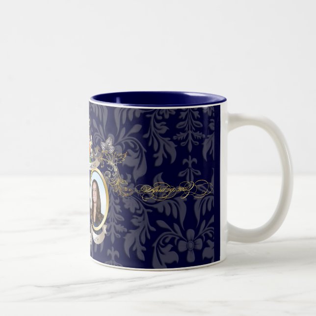 will & kate wedding /DIY colours Two-Tone Coffee Mug (Right)