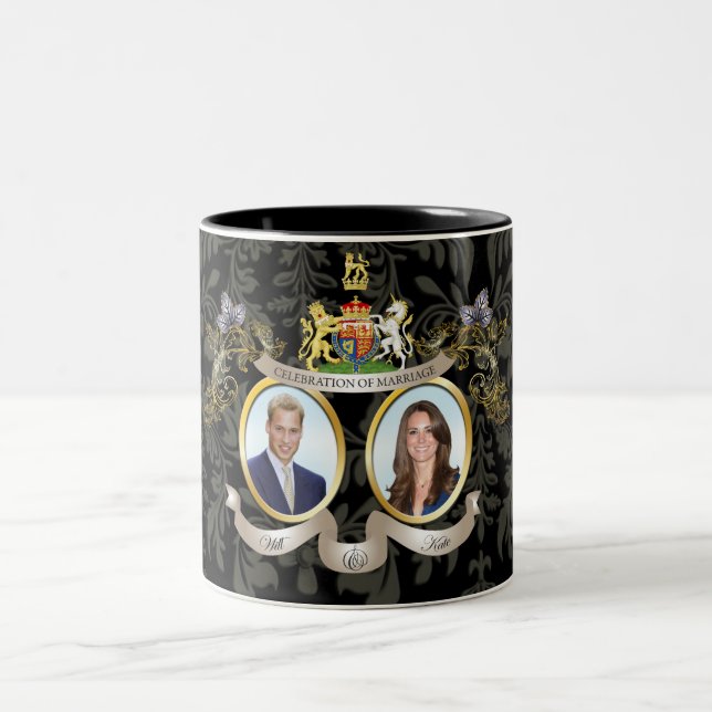 Will+Kate wedding Memorbilia mugs (Center)