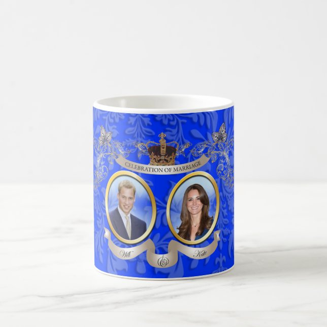 Will+Kate wedding Memorbilia mugs (Center)