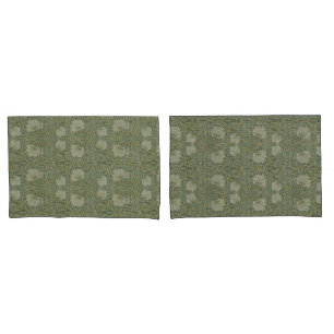 Will Morris Reversible  Pimpernel Strawberry Thief Pillowcase