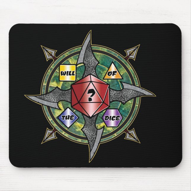 Will of the Dice mousepad (Front)