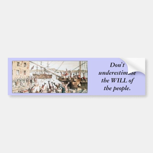 Will of the people bumper sticker (Front)