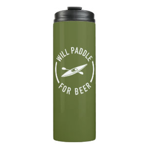 Will Paddle For Beer Thermal Tumbler