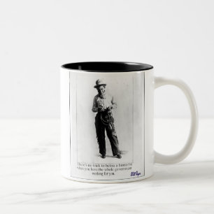 "Will Rogers - Humorist" Two-Tone Coffee Mug