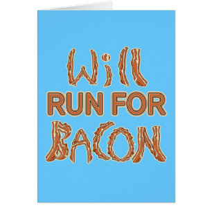 WILL RUN FOR BACON Running Tees & Gear