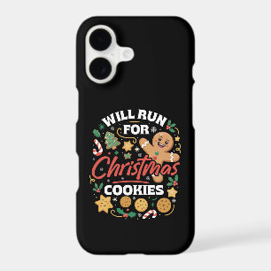 Will Run For Christmas Cookies Funny Running Xmas