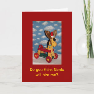 Will Santa? Christmas card or job encouragement