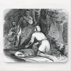 Will Scarlet Kills a Buck Mouse Pad