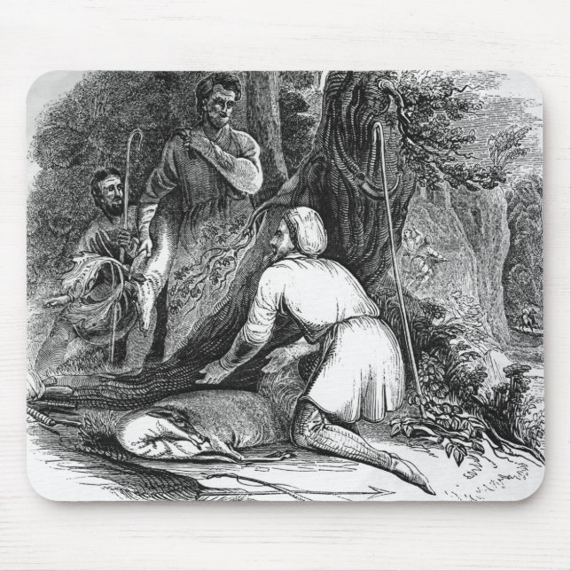 Will Scarlet Kills a Buck Mouse Pad (Front)