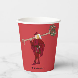 Will Scarlet Paper Cup