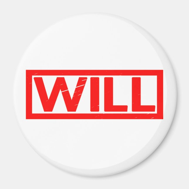 Will Stamp Magnet (Front)