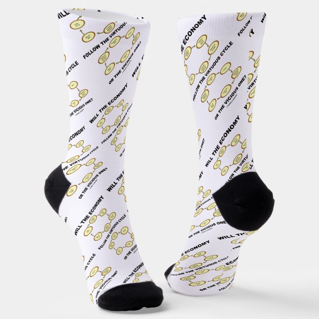 Will The Economy Follow The Virtuous Cycle Vicious Socks (Angled)