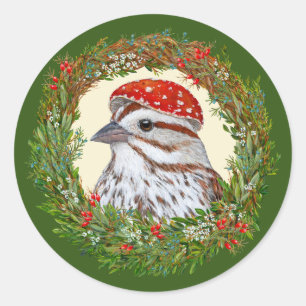 Will the sparrow holiday stickers