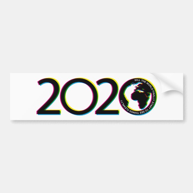 Will the World finally start to see things clearly Bumper Sticker (Front)