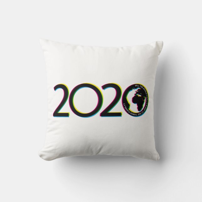 Will the World finally start to see things clearly Cushion (Front)