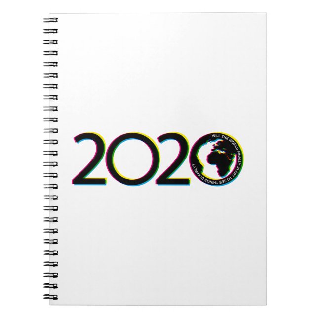 Will the World finally start to see things clearly Notebook (Front)