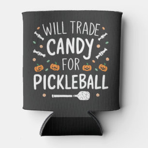 Will Trade Candy For Pickleball Spooky Halloween Can Cooler
