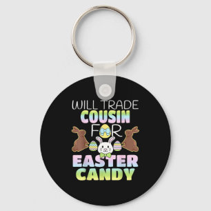 Will Trade Cousin For Easter Candy Cute Kids  Key Ring