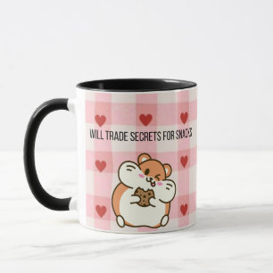 Will Trade Secrets for Snacks Cute Animal Mug