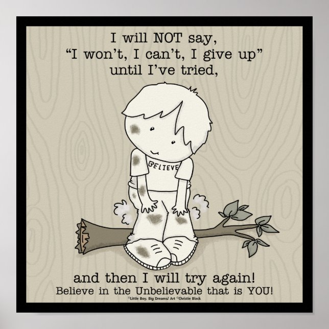 Will Try Again Poster (Front)