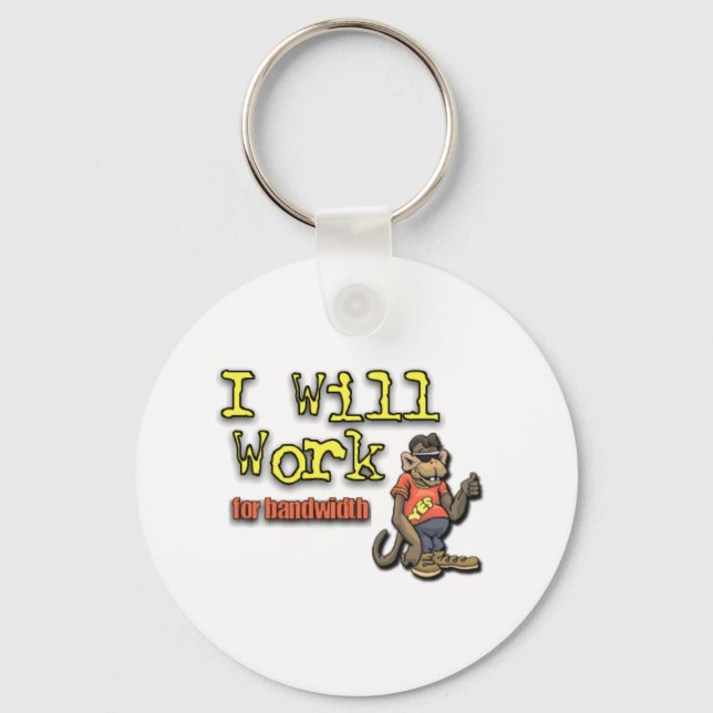 Will work for bandwidth key ring (Front)