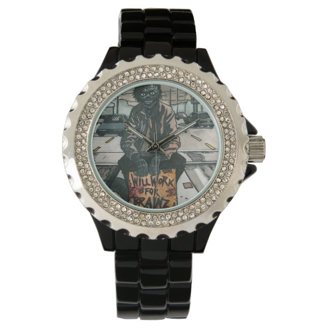 Will Work For Brainz Watch (Front)