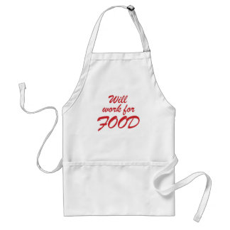 Will work for food standard apron
