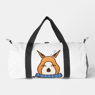 Will Workout Tomorrow Funny Fox Gym Humour Duffle Bag