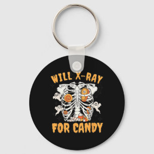 Will Xray For Candy Halloween Radiology Technician Key Ring