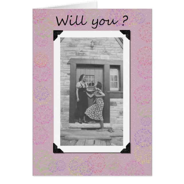 Will you Be in my wedding? (Front)