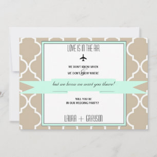 Will You Be In Our Wedding Card? Invitation
