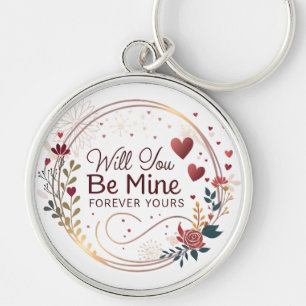Will You Be Mine – A Timeless Promise of Love Key Ring