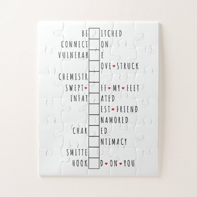 Will You Be Mine - Unique Love Declaration Reveal  Jigsaw Puzzle (Vertical)